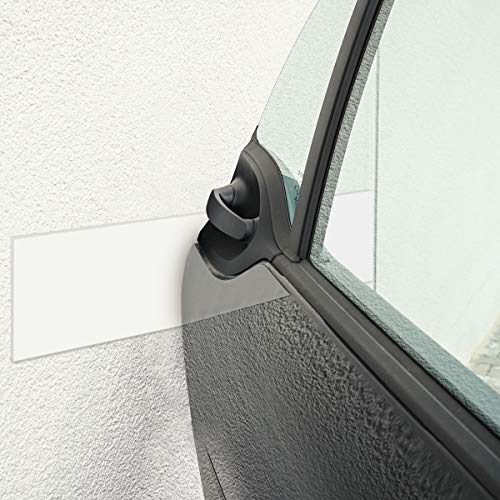 kwmobile Parachoques para Garaje - 2X Protector de Pared Esquina y columnas de Parking - Protectores paragolpes de Espuma - 40 x 12 x 1.5 CM Blanco