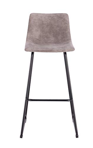 La Silla Española Bilbao Taburete, Telas, Beige, 89 cm (Alto) x 48,5 cm (Ancho) x 48,5 cm (Profundidad)