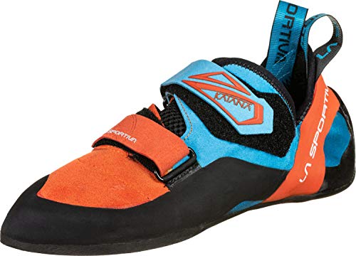 LA SPORTIVA Katana Tangerine/Tropic Blue, Zapatillas de Escalada, 41 EU