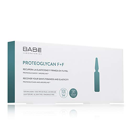 Laboratorios Babé Ampollas Faciales Proteoglicanos + Argireline, Hidratación 24 Horas, Rostro Rejuvenecido, Efecto Tensor, Efecto Botox, Efecto Flash, Reestructurante - 20 ml