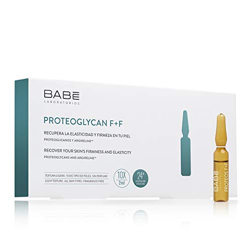 Laboratorios Babé Ampollas Faciales Proteoglicanos + Argireline, Hidratación 24 Horas, Rostro Rejuvenecido, Efecto Tensor, Efecto Botox, Efecto Flash, Reestructurante - 20 ml