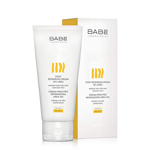 Laboratorios Babé - Crema Para Pies Reparadora Urea 10% 100 ml, Reparación Intensiva, Para Pies Agrietados, Pies Cansados, Pies Diabéticos, Confort Inmediato