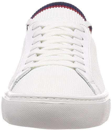 Lacoste LA PIQUEE 119 1 CMA, Zapatillas Hombre, Blanc (Wht/Nvy/Red 407), 40 EU