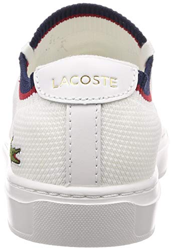 Lacoste LA PIQUEE 119 1 CMA, Zapatillas Hombre, Blanc (Wht/Nvy/Red 407), 40 EU