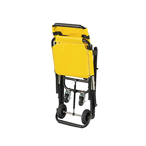 Ladder Silla de Escalera Plegable, Sillas de Escalera para Ascensores médicos para Subir y Bajar escaleras, escaleras estrechas y pasillos Silla de evacuación, Capacidad de 300 Libras