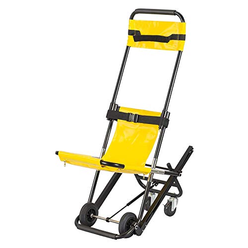 Ladder Silla de Escalera Plegable, Sillas de Escalera para Ascensores médicos para Subir y Bajar escaleras, escaleras estrechas y pasillos Silla de evacuación, Capacidad de 300 Libras