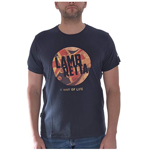 Lambretta - Camisetas para hombre, diseño casual con texto en inglés "A Way of Life", talla S a 4XL Union Jack de la Marina M