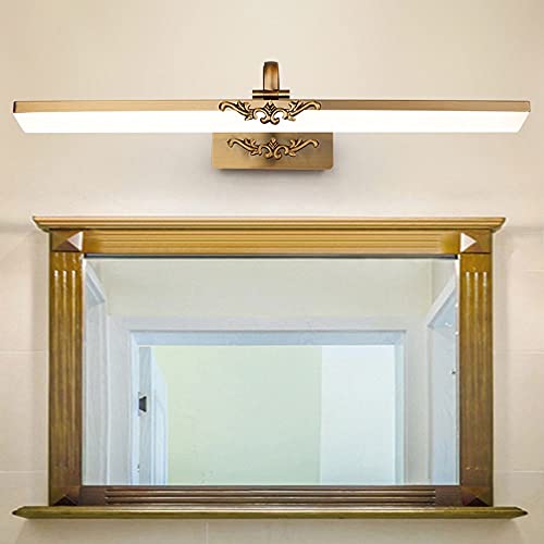 Lámpara De Espejo LED Lámpara De Pared De Tocador De Baño Vintage, Iluminación De Cuadro De Marco, Luces De Tocador De Granja Lámparas Frontales De Espejo Para Baño Tocador De Tocador Aplique De Tocad