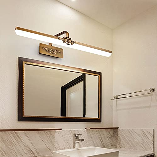 Lámpara De Espejo LED Lámpara De Pared De Tocador De Baño Vintage, Iluminación De Cuadro De Marco, Luces De Tocador De Granja Lámparas Frontales De Espejo Para Baño Tocador De Tocador Aplique De Tocad