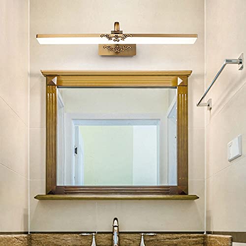 Lámpara De Espejo LED Lámpara De Pared De Tocador De Baño Vintage, Iluminación De Cuadro De Marco, Luces De Tocador De Granja Lámparas Frontales De Espejo Para Baño Tocador De Tocador Aplique De Tocad