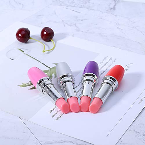 LAOLEE Mini Lápices Labiales De Juguete Masajeador Femenino De Varias Velocidades,Cónsóládór Péné Estimulación Del Punto G, Estimulador Vibratorio, Masajeador De Silicona Vibrạdọrẹs Sẹxuạl