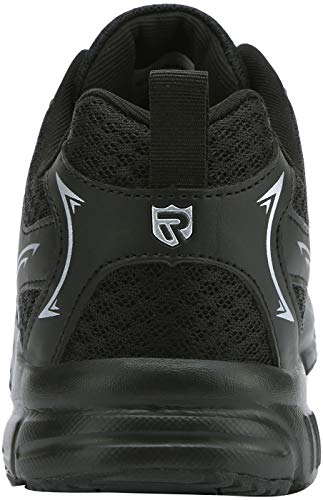 LARNMERN Zapatillas de Seguridad Hombres,LM180105 SB SRC Zapatos de Trabajo con Punta de Acero Ultra Liviano Suave y cómodo Transpirable 45 EU,Negro