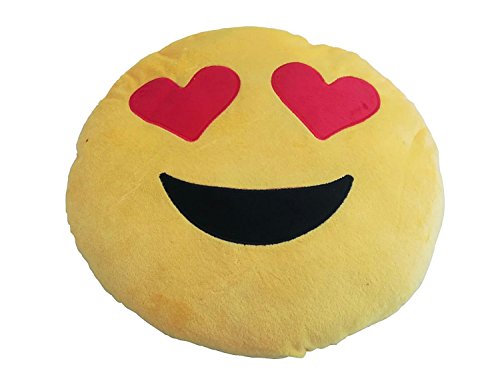 LAS COSAS QUE IMPORTAN Cojin Almohada Corazon Corazones Emoticono Regalar Regalo Novia Novio Pareja Mujer Hombre Regalos Originales San Valentin para el Coche. Muy Suave Y Confortable