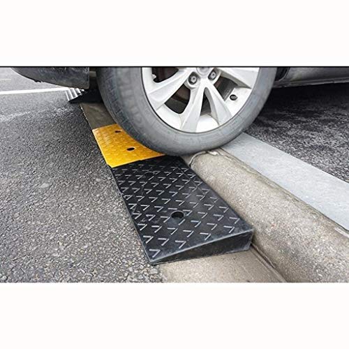 Las rampas de Goma Pesada, almacenaje ocasion rampas de Carga Fuerte Capacidad portante Rampas Negro Antideslizante Curb (Size : 48 * 33 * 11CM)