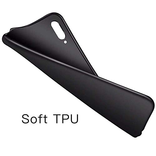 LAYJOY Funda Xiaomi Mi 9 SE, Ligera Carcasa Silicona Suave TPU Gel Bumper Case de Protectora [Antideslizante] [Anti-Golpes] Cover Caso para Xiaomi Mi 9 SE (2019) 5,97 Pulgadas -Negro