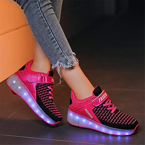 Led Luces Zapatos con Ruedas para Pequeños Niños y Niña Automática Calzado de Skateboarding Deportes de Exterior Patines en Línea Brillante Mutilsport Aire Libre y Deporte Gimnasia Running Zapatillas