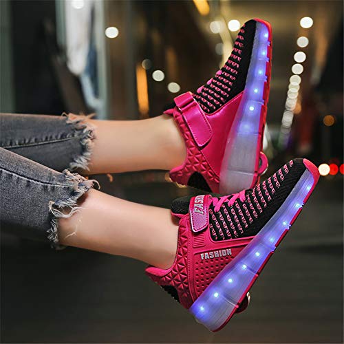 Led Luces Zapatos con Ruedas para Pequeños Niños y Niña Automática Calzado de Skateboarding Deportes de Exterior Patines en Línea Brillante Mutilsport Aire Libre y Deporte Gimnasia Running Zapatillas