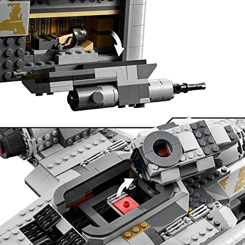 LEGO 75292 Star Wars The Mandalorian The Razor Crest, Nave Espacial del Cazarrecompensas, Juguete con Mini Figura del Niño