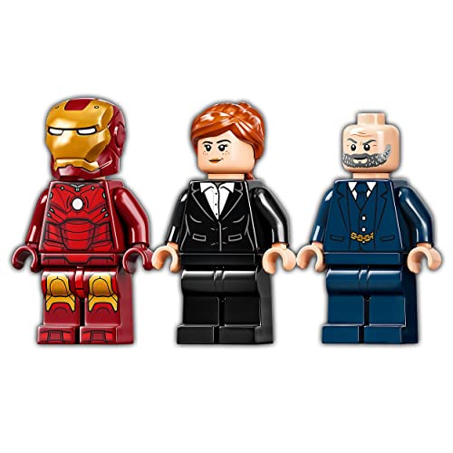 LEGO 76190 Marvel Iron Man: Caos de Iron Monger, Juguete de Construcción con Figuras de Acción de Superhéroes para Niños +9 años