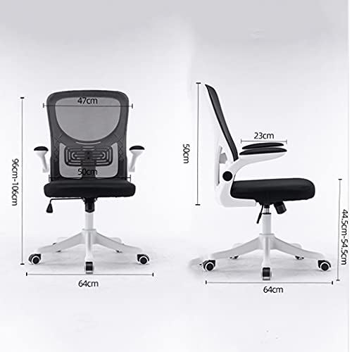 lei shop Silla De Oficina Ergonómica,Silla para Computadora para Oficina En Casa,Respaldo Alto De Malla Transpirable Y Silla De Asiento Acolchado.