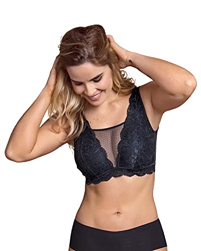 Leonisa Bralette Multiusos Sexy Siempre con Tela Antibacterial y Bolsillos para prótesis de mastectomía