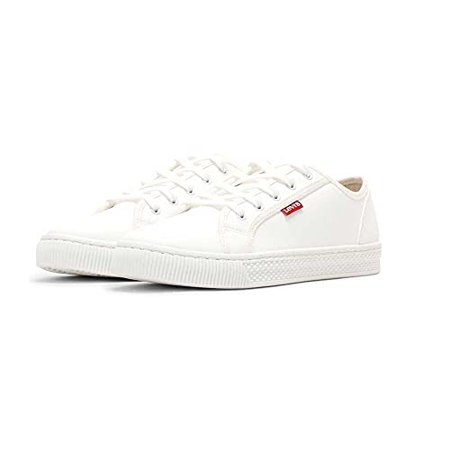 Levi's Malibu Beach S, Sneakers Mujer, Regular White, 40 EU