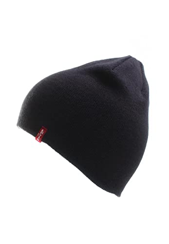 Levi's Otis Beanie, Gorro de punto Unisex adulto, Azul (Blue), Large (Talla del fabricante: L/XL)