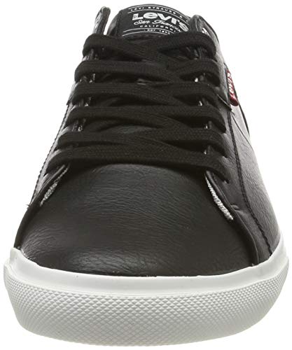 Levi's Woods 794, Zapatillas para Hombre, Negro (Noir Regular Black), 42 EU