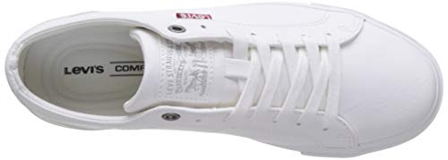 Levi's Woods W, Chanclas para Mujer, Blanco (B White 50), 36 EU