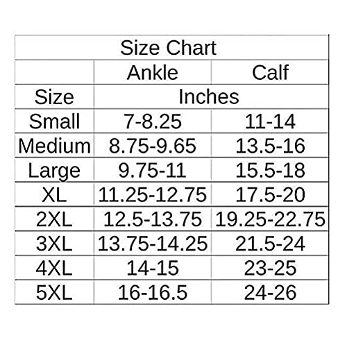 Lewpox 1 par de Medias de compresión, Calcetines de Pantorrilla Dedo del pie Abierto, Estable, portátil, Vendaje de Tobillo, Vendaje de pie, 20-30 mmHg