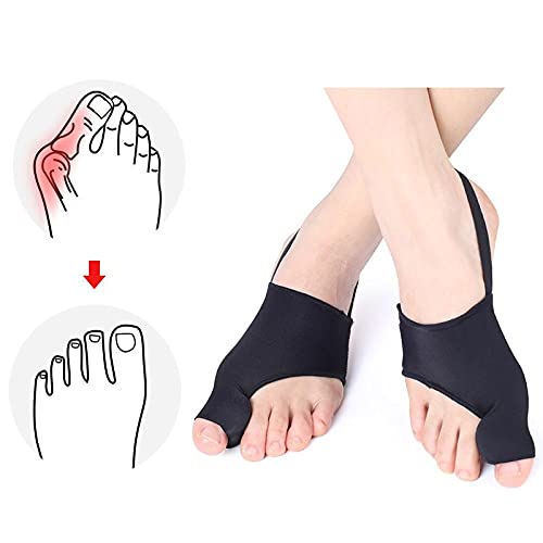 Lewpox Raílica de Hallux Valgus, Protectores de Hierro Lisos de POWPOX, Transpirable, Apoyo por la Noche, Alivio inflamado de fútbol para Dormir para Hombres y Damas