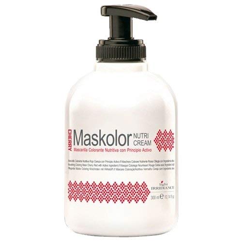 LIGHT IRRIDIANCE MASCARILLA NUTRITIVA ROJA 300ML MASKOLOR, Rojo Cereza-Cherry