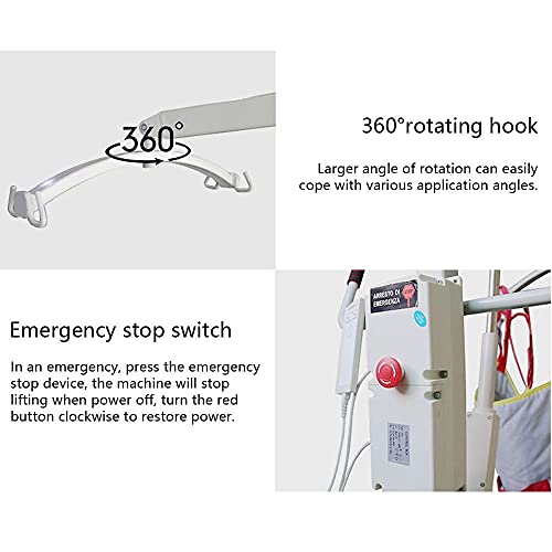 liliiy GrúA EléCtrica para ElevacióN Y Traslado De Pacientes Y Mayores hasta 180 Kg | GrúS Hospitalaria