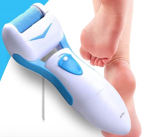 Lima Eléctrica para Durezas pies - pedicura profesional - piel muerta removedor callosidades - Exfoliante Callos Pedicura y cabezal intercambiable - y un 1 par de plantillas fascitis plantar taloneras