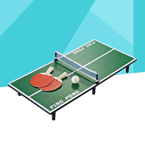 LIOOBO Mesa de Ping Pong Mesa de Ping Pong Juego de Pelota de béisbol Mini Juego de Mesa portátil para niños Educación temprana 1 Juego