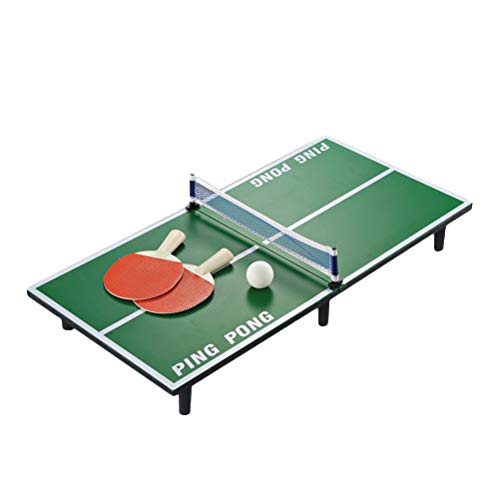 LIOOBO Mesa de Ping Pong Mesa de Ping Pong Juego de Pelota de béisbol Mini Juego de Mesa portátil para niños Educación temprana 1 Juego