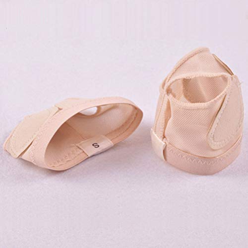 LIOOBO Zapatilla de Ballet para Danza del Vientre, Tanga, pies, Media Suela, Talla M