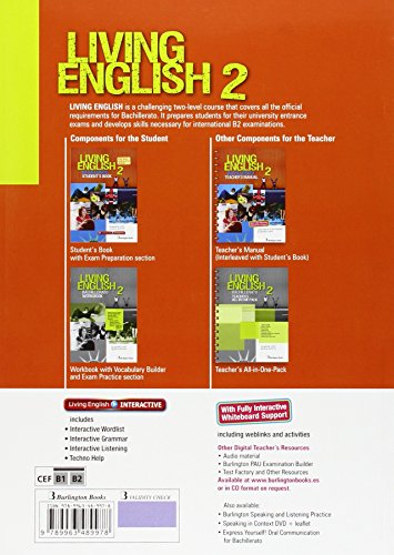 Living English 2 Bachillerato: Student´s book - 9789963489978