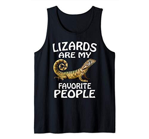 Lizards Are My Favorite People Reptile Camiseta sin Mangas