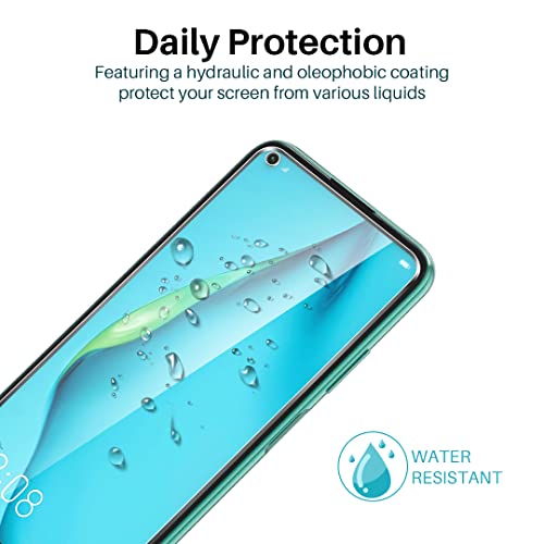 LϟK 3 Pack Protector de Pantalla para Huawei P40 Lite, Cristal Vidrio Templado Premium Huawei P40 Lite [Dureza 9H] [Funda Compatible] [Anti-Arañazos] [Sin Burbujas] [Kit Fácil de Instalar]