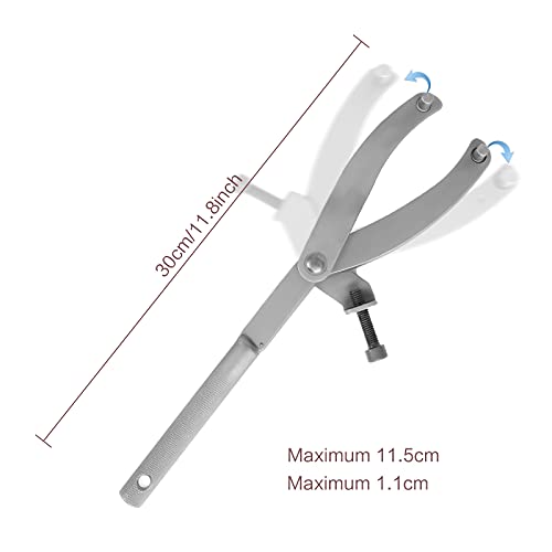 Llave de Volante de Tipo Y Volante Embrague Llave Embrague de Volante Ajustable Llave de Embrague de Motocicleta para Bloqueo de Extracción de Polea de Correa de Motocicleta