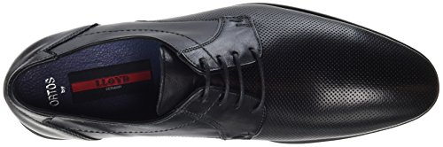 LLOYD ORTOS, Zapatos de Cordones Derby Hombre, Negro, 39 EU