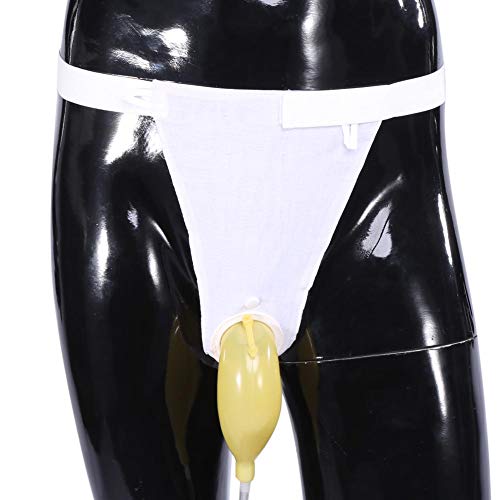 Longzhuo Orinal portátil usable, 2 Tipos Reutilizable Masculino Femenino Bolsa de orina Colector de orina Orinal Colector para incontinencia urinaria （Hombre/Mujer）(Man)