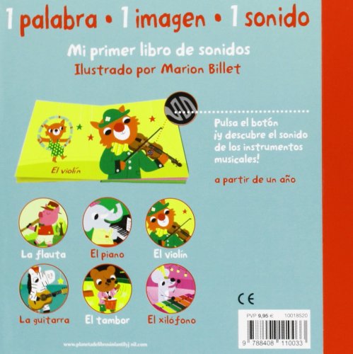 Los instrumentos. Mi primer libro de sonidos (Libros con sonido)