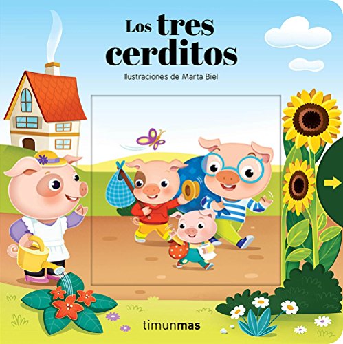 Los tres cerditos. Cuento con mecanismos: Ilustraciones de Marta Biel (Cuentos clásicos con mecanismos)