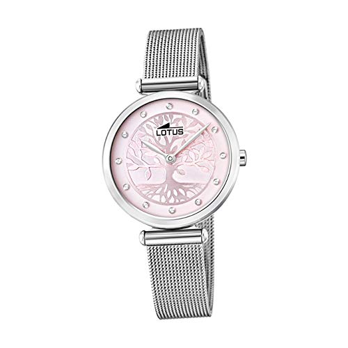 Lotus Reloj Analógico para Mujer de Cuarzo con Correa en Acero Inoxidable 18708/2