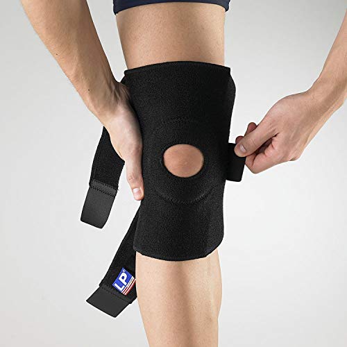 LP Support 758 Rodillera - Soporte de rodilla - Rodilleras - Protección de rodilla - Soporte de rodilla - Vendaje deportivo, tamaño:talla única, color:negro