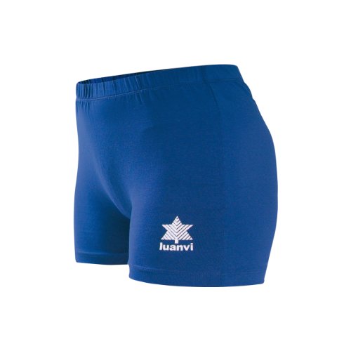 Luanvi Abductor Malla Corta para Entrenamiento, Mujer, Azul Royal, M