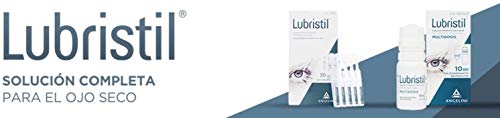 Lubristil Unidosis - Lágrima artificial con Ácido Hialurónico. Propiedades lubricantes, hidratantes y viscoelásticas. En todos los casos de molestias oculares. Sin conservantes. 30 unidosis 0,3 ml.