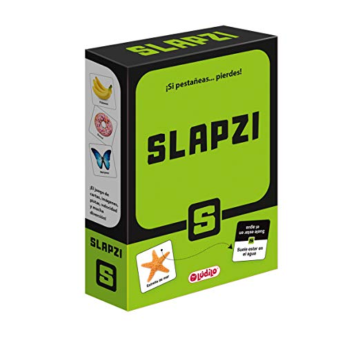 Lúdilo - Slapzi Juego De Mesa, Juegos Educativos 6 Años O Más, Cartas Para Jugar En Familia O Con Amigos, Divertido y Educativo, Velocidad Y Percepción